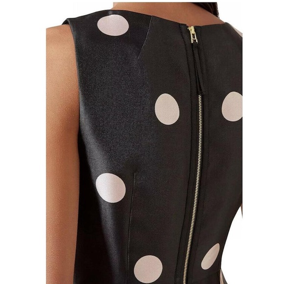 Hobbs Shannon Dresses in Pink Oversized Polka Dot and Black 8 - Picture 4 of 16